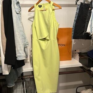 bebe sleeveless midi dress- size 6